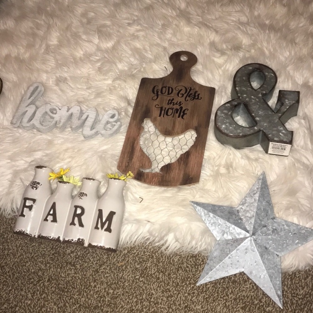 Top 3 items: home sign, paddle, and & sign